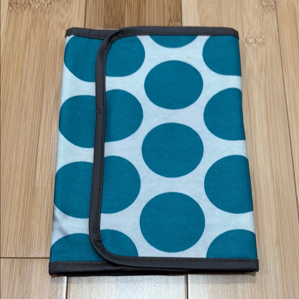 Teal Polka Dot organizer